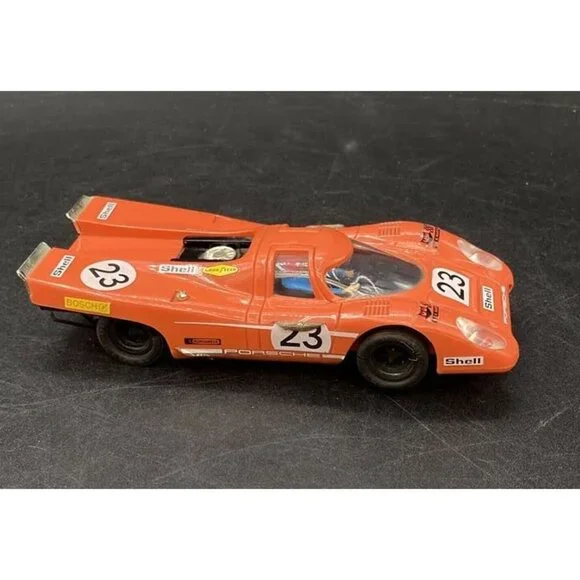 SCX Porsche 917 C46 #23 Red Slot Car Vintage PARTS - Picture 3 of 12